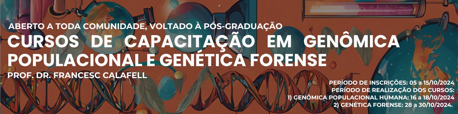 Cursos de Capacitação em Genômica Populacional e Genética Forense
